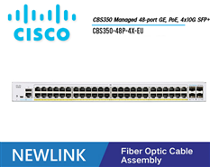 CBS350-48P-4X-EU Thiết bị chuyển mạch CISCO CBS350 Managed 48 cổngGE POE+, 370W , 4x10G SFP+