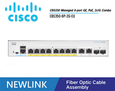 CBS350-8P-2G-EU Thiết bị chuyển mạch CISCO CBS350 Managed 8 cổng GE POE+, 67W, 2x1G SFP/COPPER Combo