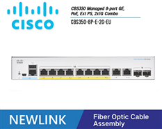 CBS350-8P-E-2G-EU Thiết bị chuyển mạch CISCO CBS350 Managed 8 cổng GE POE+, 67W , Ext PS, 2x1G SFP/COPPER Combo