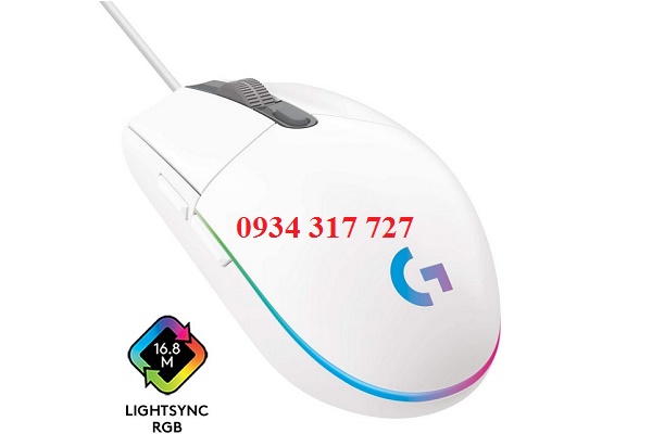 Chuột Logitech G102 Gen2 LightSync White