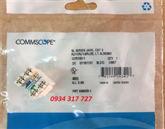 Cổng kết nối tín hiệu điện thoại âm tường Commscope Cat3 1375192-1