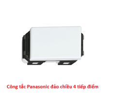 Công tắc Panasonic đảo chiều 4 tiếp điểm - Wide series WEV5004KSW cao cấp