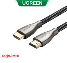 Dây, Cáp HDMI 2.0 Carbon 5m chuẩn 4K@60MHz Ugreen 50110 mạ vàng cao cấp