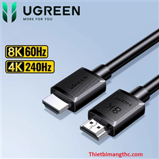 Dây, cáp HDMI 2.1 dài 1.5M 8K@60Hz 48Gbps hỗ trợ HDR eARC Ugreen HD175 45431 cao cấp