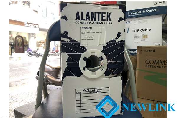 Cáp mạng LAN Alantek USA Cat5E UTP - P/N 301-10008E-03GY cao cấp