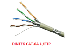 Dây, Cáp mạng DINTEK CAT.6A U/FTP (1105-06006) cao cấp