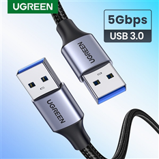 Dây, Cáp USB 3.0 Type-A hai đầu dương dài 1M chính hãng Ugreen 80790 cao cấp