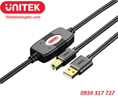 Dây, cáp USB in 2.0 dài 10m UNITEK U205A có chip khuếch đại cao cấp