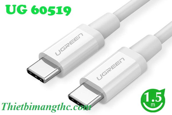 Dây Cáp USB Type C dài 1.5M Ugreen 60519 cao cấp