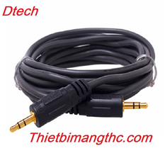 Dây loa, Cáp Audio Jack 3.5mm 10m Dtech