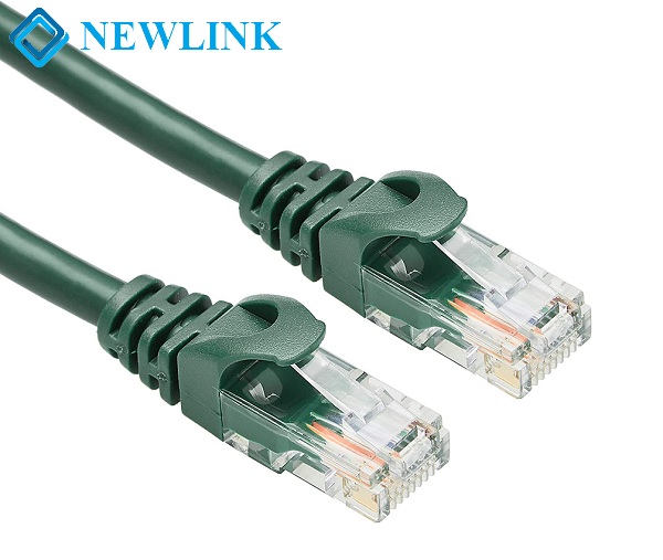 Dây mạng 0,3M Cat6 NewLink màu xanh lá NL-1001FGR