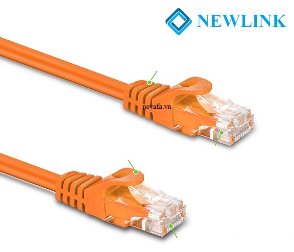 Dây mạng cat6 1,5M NewLink màu cam NL-1005FOR