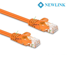 Dây mạng cat6 5M NewLink màu cam NL-10017FOR
