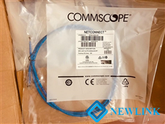 Dây nhảy patch cord commscope 1.5m Cat6 Blue (NPC06UVDB-BL005F)