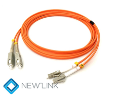 Dây nhảy quang SC/UPC-LC/UPC-MM-DX dài 1.5m Newlink NL-53001