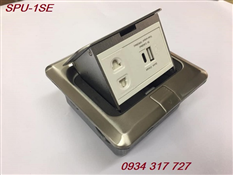 Hộp âm sàn sinoamigo SPU-1SE (điện, sặc USB, Type C) cao cấp
