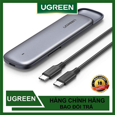 Hộp box đựng ổ cứng SSD M.2 B-Key & MB Key USB 3.0 Ugreen 60355 cao cấp