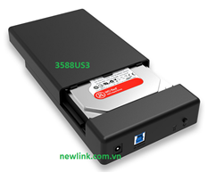 Hộp ổ cứng AIO: 3.5 và 2.5 SATA 3 USB 3.0