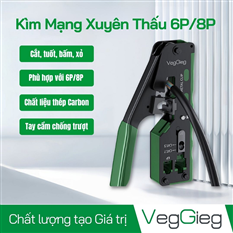 Kìm Mạng Xuyên Thấu 6P/8P - V-E111 cao cấp
