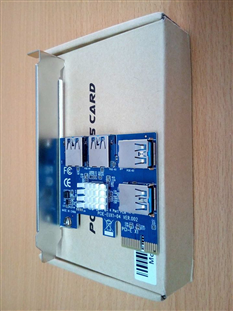 PCIE M4 Switch riser 4 PCI-E 1X to 4 PCI-E 16X