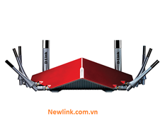 Router WiFi Dlink DIR-895L, 3 băng tần, chuyên về Game online và Video 4K, 3D