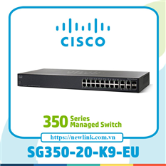 Switch chia mạng Cisco SG350-20-K9-EU Managed Switch