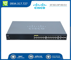 Switch Cisco SF350-24P-K9-EU Managed Switch 24P 10/100 PoE+ 185W + 2SFP
