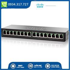 Switch Cisco SG95-16 hỗ trợ 16 cổng 10/100/1000 Mbps
