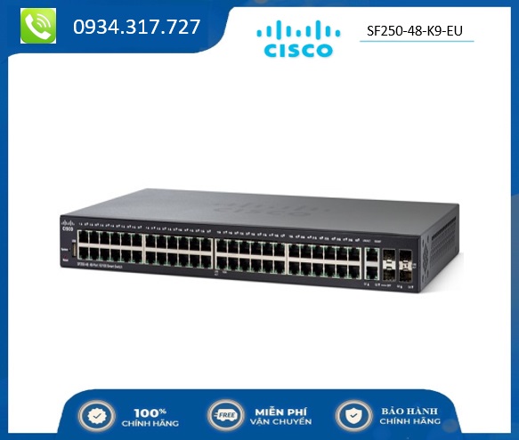 Switch Cisco Smart Switch 48 10/100 SF250-48-K9-EU