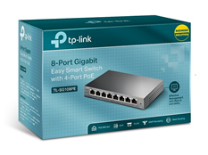 Switch Easy Smart 8 cổng Gigabit với 4 cổng PoE (TL-SG108PE) chính hãng 100%