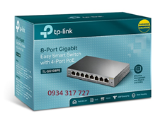 Switch Easy Smart 8 cổng Gigabit với 4 cổng PoE TL-SG108PE