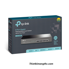 Switch TP-Link SG1008MP (8 cổng Gigabit + POE) cao cấp