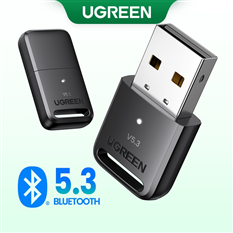 Thiết bị USB Bluetooth 5.3 Dongle cho PC chính hãng Ugreen 90225 cao cấp