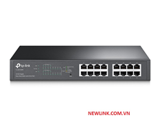 TL-SG1016PE Switch chia mạng 16 cổng Gigabit Easy Smart PoE Switch with 8-Port PoE+ cao cấp