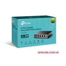TL-SG105PE Switch TPLINK 5-Port Gigabit Easy Smart Switch with 4-Port PoE+ cao cấp